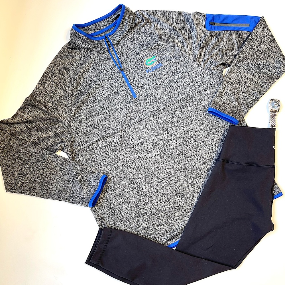 EUC Colosseum University of Florida 1/4 Zip Pullover - Medium